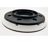 Disco de apoyo duro con velcro de 125 mm de diámetro para Festool ES 125, ETS, ETSC 125, plato de lijado, 8 agujeros; compatible con/repuesto para: ST-STF 125/8-M4-J W-HT 492280 Jetstream