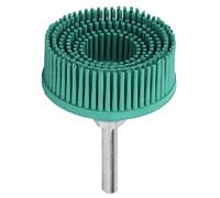 Disco de Cepillo de Cerdas 2 Pulgadas, Cepillo Abrasivo para Eliminar Rebabas y Óxido, Muela Green para Pulido de Metal y Goma