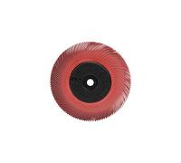 Disco de cepillo radial BB-ZB tipo C, diámetro 150 x ancho 12 mm, grano de cerámica 80 3M