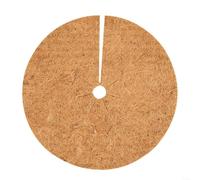 Disco de coco, paquete de 4, disco de mantillo de coco, protección de invierno, protección contra heladas, alfombrilla de protección de plantas para plantas en maceta (20 cm)