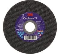 Disco de corte Cubitron™ 3, dimensiones 125 x 1 mm, recto. Broca Cubitron™ 3, diámetro 22,23 mm. Marca: 3M