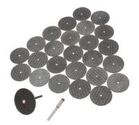 Disco de corte de 32 mm con mandril para herramienta giratoria Dremel (25 piezas)