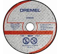 Dremel Disco de corte para mampostería DSM520 – 20 mm, para DSM20, cortes rectos e inmersión