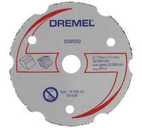 Disco de Corte Dremel DSM500 para la Sierra compacta DSM20, Hoja de Sierra Circular con 20 mm de Profundidad de Corte para Cortes Rectos y de inmersión