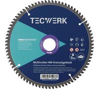 Disco de corte para mesa o máquina de inglete, exterior, de 210 mm de diámetro, con 80 dientes, modelo HLTCG, con un orificio de 30 mm y un ancho de corte de 2,5 mm