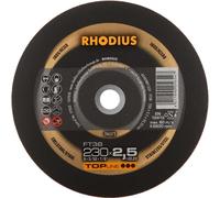 Disco de corte Rhodius FT 38, 230x2,5x22,23 mm, acero inoxidable Topline - 206373