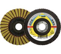 Disco de corte SMT 850, modelo combinado, 125 mm, con perfil de 80 grados, cónico, de acero inoxidable y con abrasivo de circonio