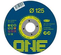 Disco de corte Tyrolit ONE 230x3,0x22,23mm, A30Q-BFO, 2 en 1, acero/inoxidable, plano - Pack de 25 uds.