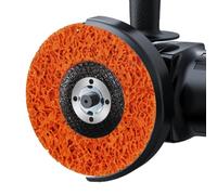 Disco de Desbaste Abrasiva Quitacorrosión de 10 cm para Esmerilar Metales | Disco de Lijar para Limpieza para Cubierta de Madera Metal Automoción Lijado Pulido