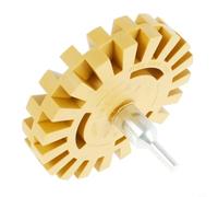 Disco de extracción de goma con vástago de conexión, cabezal de borrador neumático de 100 mm para taladro, resistente al desgaste, para eliminar restos de pegamento en coches y metales sin dañar la