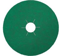 Disco de fibra CS 570 de 125 mm, con perfil de 40, para acero inoxidable, aluminio y metales no ferrosos, con abrasivo de circonio