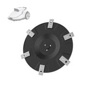 Disco de hoja de repuesto para Eufy E15, E18, TerraMow V600, V1000, S800, S1200 | Disco giratorio para cortacésped, 1 disco cortador, 6 cuchillas