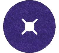 Disco de lija 3M Fiberscheibe Cubitron3, modelo 1187C, de 125x22 mm, grano 80, para lijado de metales