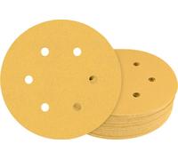 Disco de lija EXPERT C470, 150 mm, grano K150, 6 agujeros, juego de 50 unidades.