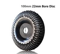 Disco de rueda de amoladora de 4 pulgadas y 22mm, rueda moldeadora de madera, disco moldeador de molienda de madera, disco de molienda curvo, herramienta rotativa de tallado y lijado