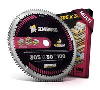 Disco de sierra circular 305x30 Z100 FWF | Amboss Werkzeuge | ideal para corte fino múltiple | Compatible con/Reemplazo para Bosch: GCM12. GTM12.GCM 18V-305 GDC Elu: PS374. EMS705 Metabo: KS304. KS305