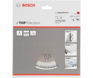 Disco de sierra circular Bosch 2608642387, modelo BS MU H, de 165x20-56