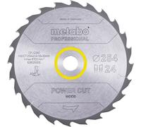 Disco de sierra circular, corte potente, para madera, profesional, D254 x B2,4 x Agujero de 30 mm, 24 dientes. Ángulo de ataque: 20 grados