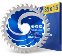 Disco de sierra circular de 85x15 mm, con 60 dientes, para madera, compatible con Bosch/Makita