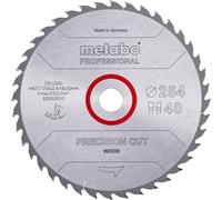 Disco de sierra circular de precisión para cortar madera, uso profesional, D254 x B2,4 x Agujero de 30 mm, 40 dientes. WZ