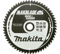 Disco de sierra circular Makita, serie MAKBLADE PLUS, con dientes de carburo de tungsteno (TCT) - 250 mm x 30 mm - 40 dientes - Para madera