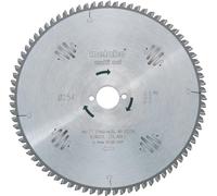 Disco de sierra circular multi-corte profesional, acero rápido (HW/CT), diámetro 216 mm, grosor 30 mm, 64 dientes, con dientes planos y trapezoidales