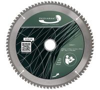 Disco de sierra circular PRODIAMANT de 254 mm para madera, metal y aluminio, con dientes de carburo de tungsteno (HM/TCT)