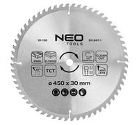 Disco de sierra, tipo circular, de 450 x 30 mm, con 60 dientes