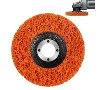 Disco de tiras Abrasiva Quitacorrosión de 10 cm para Esmerilar Metales | Disco para eliminar pintura para Cubierta de Madera Metal Automoción Lijado Pulido