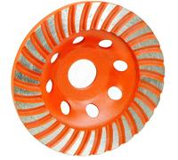Disco Diamante Desbaste Piedra 115 mm - Ideal para Hormigón, Granito, Mármol y Suelos Cerámicos - Segmentos Turbo para Desbaste Fino y Limpio, Herramientas de Construcción