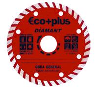 Disco Diamante Turbo E+P Obra General Ø230x7x22mm. Abratools