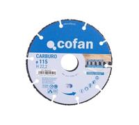 DISCO ESPECIAL DE CARBURO PARA MATERIALES BLANDOS Ø115X1 MM