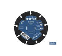 Disco especial de carburo para materiales blandos ø115x1 mm