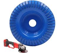 Disco para dar forma a la madera - Eje para lijar madera - Hoja de corte afilada - Para el trabajo de la madera - Afilado - Acero al carbono - Diámetro de 11,6 cm - Color plateado