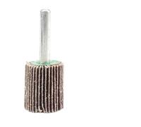 Disco Radial Madera Rueda de aleta de papel de lija pulidora de 16-80mm, accesorios de molienda abrasiva de grano 60/80/120 con vástago de 6mm, 2 uds.