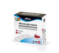 Discos cierre adhesivos plico 20 ø 200 conjuntos macho/hembra rojo