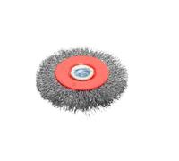 Discos de cepillo de alambre, Cepillo de copa alambre acero trenzado, 75mm/100mm, M14, extracción roja for amoladora angular(B7)