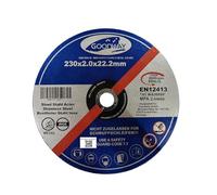 Discos de corte profesional para amoladora de ángulo flexible, diámetro de 230 mm, 2 mm de grosor, para amoladora de corte y angular, acero inoxidable, discos de corte (20)