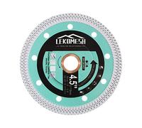 Discos de Diamante Cuchilla de Corte 115MM - LEKOMESH Discos de Corte de Diamante con X Malla Corte Superfino, Rápido y Limpio Porcelánico Cerámica Mármol Granito Piedra Artificial