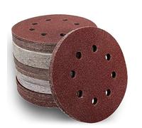 Discos de lija para lijadora excéntrica Makita BO 5030 / BO 5031 con velcro BO5030 / BO5031 (125 mm, 8 agujeros) (K180)