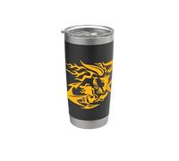 Diseño de cabra con ancla Vaso térmico de acero inoxidable de doble pared