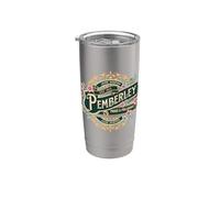 Diseño de Jane Austen sobre orgullo y prejuicio de Pemberley Vaso térmico de acero inoxidable de doble pared