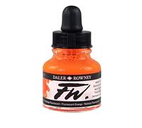 Diseño de mayla liberato acrílico de tinta Fw 1 Oz naranja