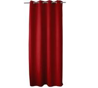 Disfrute de Home con 8 Blackout Cortina Ojales Poliéster Roja 140x240 cm