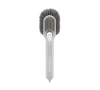 Dish Brush - 24,7 x 8 cm Bristle de pelo para limpieza sin esfuerzo, mango antideslizante con función de recarga de jabón integrada, pelador de cocina para puerta de mostrador de ba