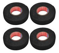 Disnace Cinta de Raso Negra 19 mm x 15 m, Terciopelo Americana, Cinta General Propósito, No Reflectante y Fácil de Desgarrar