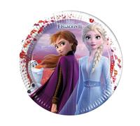 Disney 93430 Elsa, Anna Plates, Multi Coloured