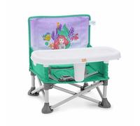 Bright Starts, Elevador Portátil Pop 'N Sit Disney Princesa Ariel, Uso Interior y Exterior, Asiento de Suelo con Bandeja para Comer, 6 Meses a 3 Años