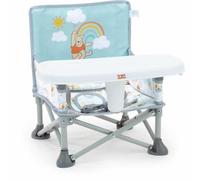 Bright Starts, Elevador Portátil Pop 'N Sit Disney Winnie the Pooh, Uso Interior y Exterior, Asiento de Suelo con Bandeja para Comer, 6 Meses a 3 Años
