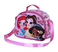 Disney, Bolsa Portamerienda 3D Unisex Kids, Rosa Princesas, One size